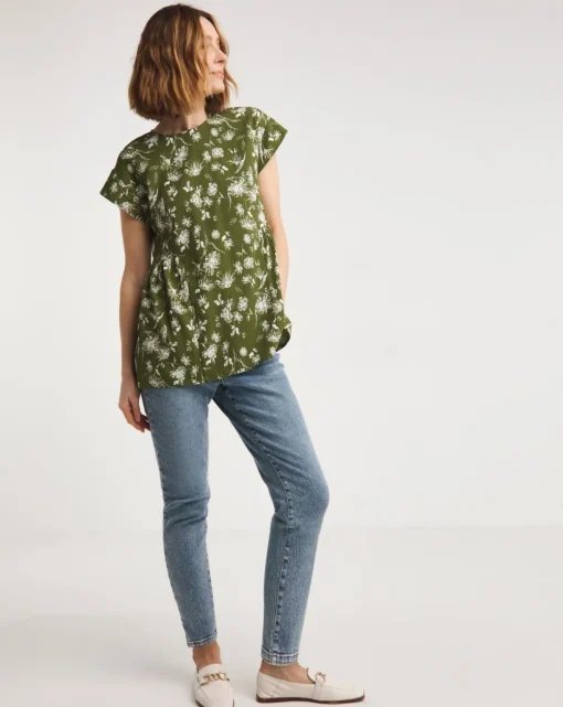 Short Sleeve Smock Top