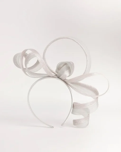 Silver Headband Fascinator