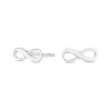 Simply Silver Sterling Silver 925 Infinity Stud Earrings