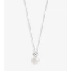 Simply Silver Sterling Silver 925 Clover And Pearl Pendant