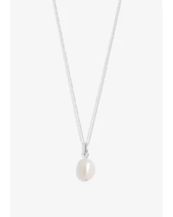 Simply Silver Sterling Silver 925 Semi Precious Pearl Pendant