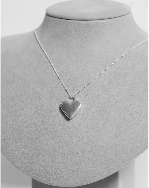 Simply Silver Sterling Silver 925 Polished Heart Pendant