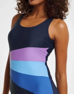 Sports Piping Swimsuit