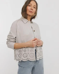 Stone Broderie Jacket