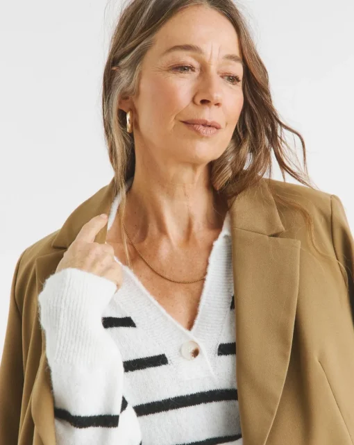 Stripe Collar Jumper