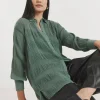 Textured Chiffon Shirt
