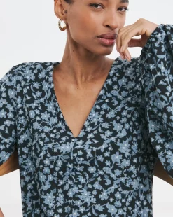 Textured Jersey Front Seam Maxi Dress