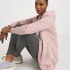 The Blush Longline Zip Hoodie