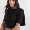 Tie Back Angel Sleeve Top