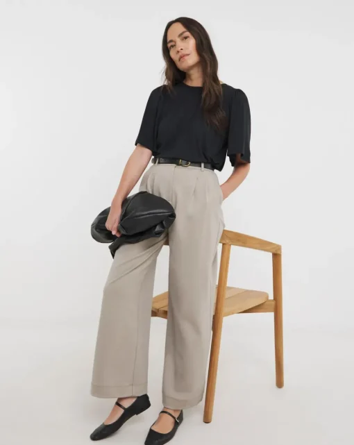 Tie Back Angel Sleeve Top