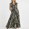 Tie Front Maxi Dress