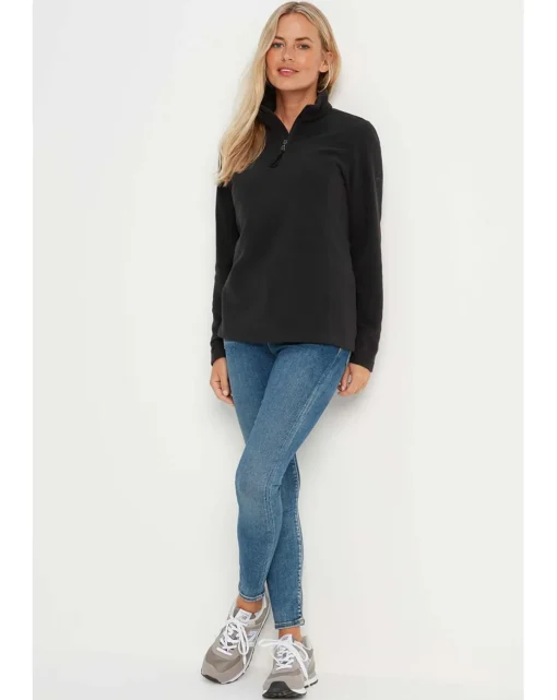 Tog24 Revive Womens Fleece Zip Neck