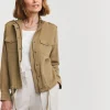 Truffle Textured Utility Jacket
