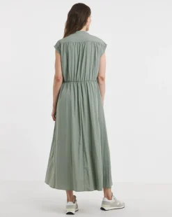 Utility Pocket Detail Maxi Dress