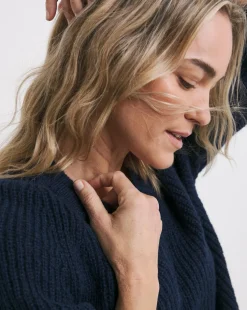 V Neck Open Stitch Jumper