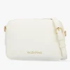 Valentino Bags Brixton II White Pebbled Camera Bag