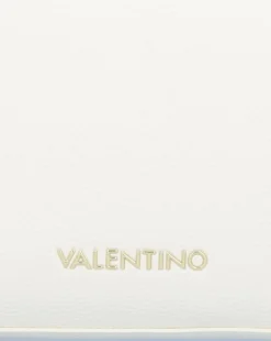 Valentino Bags Brixton II White Pebbled Camera Bag