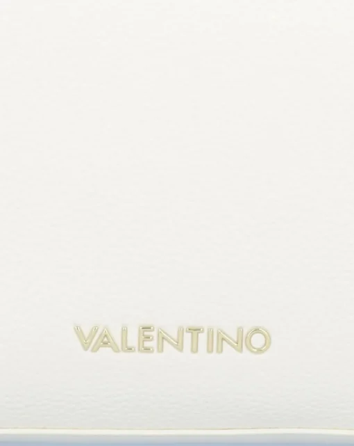 Valentino Bags Brixton II White Pebbled Camera Bag