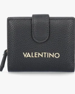 Valentino Bags Brixton Small Foldover Black Wallet