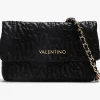 Valentino Bags Dram Black Embroidered Logo Cross-Body Bag