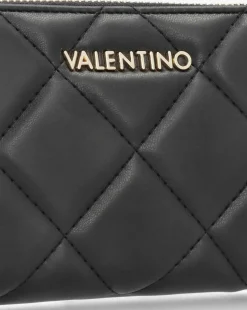 Valentino Bags Ocarina Black Zip Around Purse