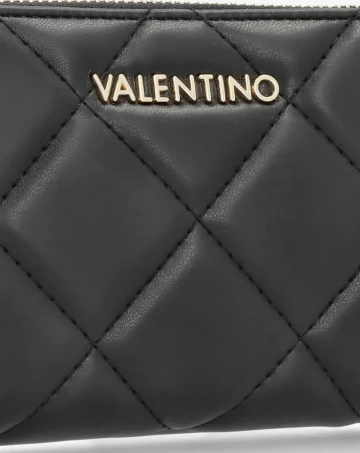 Valentino Bags Ocarina Black Zip Around Purse