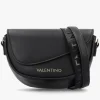 Valentino Bags Piper Asymmetric Flap Black Cross-Body Bag