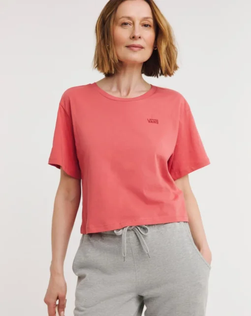 VANS Little Drop V-Neck Short Sleeve T-Shirt