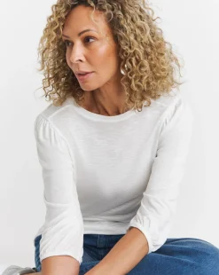 Volume Sleeve Boxy Top