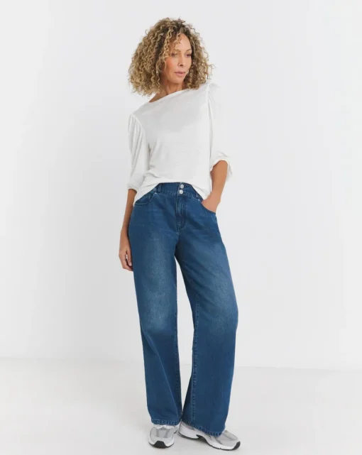 Volume Sleeve Boxy Top
