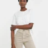 White Short Sleeve Cardigan