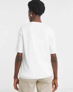 White Short Sleeve Cardigan