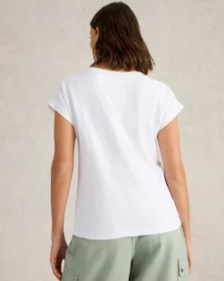 White Stuff Nelly Embroidered Tee