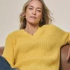 Yellow Open Stitch Jumper