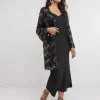 Zig Zag Sequin Longline Cardi